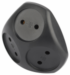 Тройник 3гн без З/К черный 16А SPx-3-B ЭРА (1/10/60) Тройник 3гн без З/К черный 16А SPx-3-B ЭРА (1/10/60)