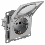 GUSI Bravo МЕХАНИЗМ Роз. 1-ой с/з с з/ш и крышкой, скрытая установка, 16А, 250В. Цвет серебро. GUSI Bravo МЕХАНИЗМ Роз. 1-ой с/з с з/ш и крышкой, скрытая установка, 16А, 250В. Цвет серебро.