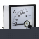 Амперметр щитовой на переднюю панель 0-200 через трансформатор тока калиброванный класс точности 1.5 EKF