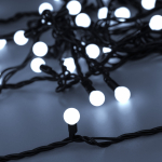 Светодиодная гирлянда ARD-BALL-CLASSIC-D13-10000-BLACK-100LED WHITE (230V, 7W) Светодиодная гирлянда ARD-BALL-CLASSIC-D13-10000-BLACK-100LED WHITE (230V, 7W)