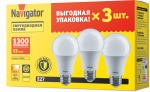Лампа Navigator 95 318 NLL-A60-13-230-2.7K-E27-PACK3 Лампа Navigator 95 318 NLL-A60-13-230-2.7K-E27-PACK3