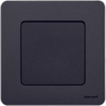 Выключатель 1кл кнопочный с/у антрацит механизм INSPIRIA Legrand (1/10/100)