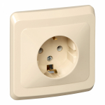 Розетка 1гн с З/К с/у крем 16А Этюд Systeme Electric (1/20) Розетка 1гн с З/К с/у крем 16А Этюд Systeme Electric (1/20)