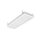 Светодиодный светильник VARTON GR170/F 2.0 16 Вт 3000 K с рассеивателем опал 610х202х50 мм с планками для подвеса IP40 c РАМКОЙ монтажный размер 588х1