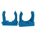 Крепеж-клипса для труб для монтажного пистолета синяя д32 (25шт/500шт уп/кор) Промрукав Крепеж-клипса для труб для монтажного пистолета синяя д32 (25шт/500шт уп/кор) Промрукав