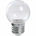 Лампа светодиодная, (1W) 230V E27 2700K G45 прозрачая, LB-37 Лампа светодиодная, (1W) 230V E27 2700K G45 прозрачая, LB-37