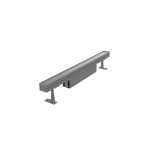 Светодиодный светильник VARTON архитектурный Regula 600 мм 12 Вт 5000 K линзованный 10х60 градусов RAL7045 серый