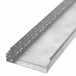 Лоток перфорированный Профи INOX (AISI 304) 300х80х6000 (2,0 мм) (12 м/уп) Промрукав