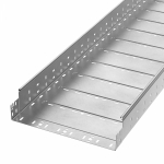 Лоток перфорированный Профи INOX (AISI 304) 400х100х3000 (1,0 мм) (6 м/уп) Промрукав