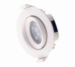 Светильник светодиод встраив круг поворот 7Вт 4000K 38гр Белый IP40 PSP-R 9044 Jazzway (1/100)