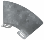 Перегородка разд. 80мм пов. верт. внеш. 45град HDZ IEK