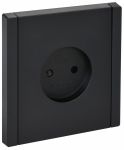 Розетка 1гн без З/К шторки с/у черный винт.клем 10А FP117 FORTE&PIANO IEK (1/10/100)