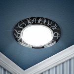 Светильник встраив под лампу GX53 белый/черный DK80 WH/BK ЭРА (1/30) Светильник встраив под лампу GX53 белый/черный DK80 WH/BK ЭРА (1/30)