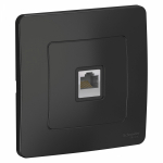 Розетка 1гн комп RJ45 с/у антрацит кат.5е Blanca Systeme Electric Розетка 1гн комп RJ45 с/у антрацит кат.5е Blanca Systeme Electric