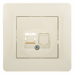 GUSI Ugra Розетка компьютерная RJ45, одинарная, скрытая установка, с одноместной рамкой С1110-001. Цвет бежевый. GUSI Ugra Розетка компьютерная RJ45, одинарная, скрытая установка, с одноместной рамкой С1110-001. Цвет бежевый.