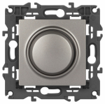 Светорегулятор ЭРА Elegance 14-4101-16 поворотно-нажимной, 400ВА 230В, титан Светорегулятор ЭРА Elegance 14-4101-16 поворотно-нажимной, 400ВА 230В, титан