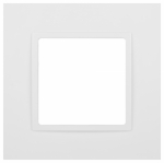 Рамка для розеток и выключателей ЭРА Elegance 14-5001-01М на 1 пост, белый матовый Рамка для розеток и выключателей ЭРА Elegance 14-5001-01М на 1 пост, белый матовый