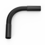 Поворот гибкий гофрированный чёрный d20 мм (10шт/420шт уп/кор) Промрукав Поворот гибкий гофрированный чёрный d20 мм (10шт/420шт уп/кор) Промрукав