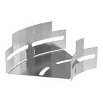 Угол д/листового кабель.лотка регулируемый горизонтальн. без соединит. разъема нержавеющая сталь ПРОМРУКАВ Угол д/листового кабель.лотка регулируемый горизонтальн. без соединит. разъема нержавеющая сталь ПРОМРУКАВ