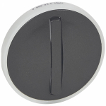 Celianе Лицевая панель 1-клавишного "тонкого" выключателя с кольцевой подсветкой, графит Celianе Лицевая панель 1-клавишного "тонкого" выключателя с кольцевой подсветкой, графит