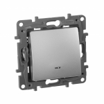 Выключатель 1кл с подсв с/у алюминий безвинт.зажимы Etika Legrand (1/10) Выключатель 1кл с подсв с/у алюминий безвинт.зажимы Etika Legrand (1/10)