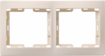 Рамка 2гн крем РГ-2-ККм Кварта GENERICA IEK (1/38/760)