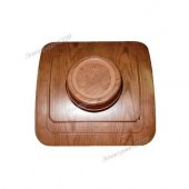 Светорегулятор 600Вт поворотный с/у орех в сборе Mimoza Makel (1/10/100) Светорегулятор 600Вт поворотный с/у орех в сборе Mimoza Makel (1/10/100)