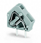 Клемма печатной платы 1 уровень, 1 соединитель, 175В 16А сечение2.5мм² олово крепл. проводника, соединение с пружинным зажимом Wago