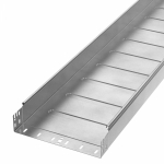 Лоток неперфорированный Профи INOX (AISI 304) 300х80х6000 (1,0 мм) (12 м/уп) Промрукав