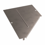 Крышка переходника левого Стандарт INOX (AISI 409) 600х300 Промрукав Крышка переходника левого Стандарт INOX (AISI 409) 600х300 Промрукав