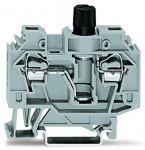 Клемма с плавкой вставкой 1ур. ячейка 13мм на DIN-рейку 10А 0.2-6мм² винтовой держатель, Wago _