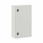 Корпус распред. шкафа 1двер. сталь серый 400мм 700мм 200мм с монтажной платой IP66 DKC