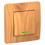 Выключатель 1кл прох с подсв с/у ясень Blanca Systeme Electric