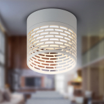 Светильник настенно-потолочный спот ЭРА OL53 WH под лампу GX53 белый IP20 Светильник настенно-потолочный спот ЭРА OL53 WH под лампу GX53 белый IP20