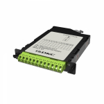 Претерминированная кассета 12ОВ 50/125 OM5, 1xMTP(12)f/6xLC Duplex (с интегрированными шторками), 1/2 HU Претерминированная кассета 12ОВ 50/125 OM5, 1xMTP(12)f/6xLC Duplex (с интегрированными шторками), 1/2 HU