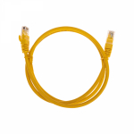 Патч-корд U/UTP REXANT категория 6, RJ45-RJ45, неэкранированный, 26AWG, LSZH, желтый, 1 м
