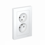 Розетка 2гн без З/К с/у белый в сборе 16А AtlasDesign Systeme Electric (1/15) Розетка 2гн без З/К с/у белый в сборе 16А AtlasDesign Systeme Electric (1/15)