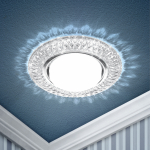 Светильник декор под лампу GX53 прозрачный с бел.светодиод. подсветкой DK LD23 SL/WH ЭРА (1/50) Светильник декор под лампу GX53 прозрачный с бел.светодиод. подсветкой DK LD23 SL/WH ЭРА (1/50)