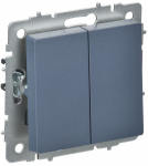 BRITE Выключ. 2-кл. перекр. 10А ВС10-2-3-БрМ мар. IEK