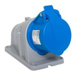 Розетка стационарная наружная 113 2Р+РЕ 16А 220В IP44 EKF PROXIMA Розетка стационарная наружная 113 2Р+РЕ 16А 220В IP44 EKF PROXIMA