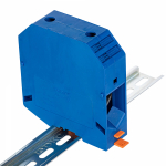 Зажим клеммный проходной 100мм размер ячейки 31мм на DIN-рейку/G-рейка 1 уровень сечение провода 150мм² 309А 1000В термопласт DKC (ДКС) Зажим клеммный проходной 100мм размер ячейки 31мм на DIN-рейку/G-рейка 1 уровень сечение провода 150мм² 309А 1000В термопласт DKC (ДКС)