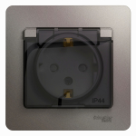 Розетка 1гн с З/К с крыш. шторки с/у платина в сборе 16А IP44 Glossa Systeme Electric(1/10) Розетка 1гн с З/К с крыш. шторки с/у платина в сборе 16А IP44 Glossa Systeme Electric(1/10)