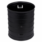 Муфта d160 быстросъемная для двустенных труб черная EKF-Plast Муфта d160 быстросъемная для двустенных труб черная EKF-Plast