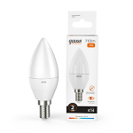 Лампа светодиод 10Вт свеча Е14 3000К 710Лм матовая Gauss Elementary (1/10/100) Лампа светодиод 10Вт свеча Е14 3000К 710Лм матовая Gauss Elementary (1/10/100)