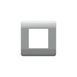 (NEW3-E) Рамка 1-ая, серебряный CHINT (1)