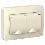 Розетка 2гн с З/К с крыш. шторки с/у молочный 16А IP44 Blanca Systeme Electric (1/5) Розетка 2гн с З/К с крыш. шторки с/у молочный 16А IP44 Blanca Systeme Electric (1/5)