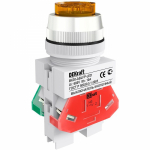 Кнопка ABLF d=30мм 220В желтая ВК-30 DEKraft Systeme Electric