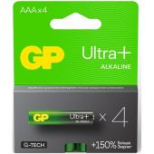 Элемент питания LR03 (AAA) алкалиновый 24AUPA21-2CRSB4 24А 4 шт бл. G-tech GP Ultra Plus Alkaline (40/320) Элемент питания LR03 (AAA) алкалиновый 24AUPA21-2CRSB4 24А 4 шт бл. G-tech GP Ultra Plus Alkaline (40/320)