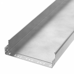 Лоток неперфорированный Профи INOX (AISI 304) 400х100х3000 (2,0 мм) (6 м/уп) Промрукав