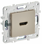 Розетка 1гн HDMI с/у шампань механизм SK-H01Sh SKANDY IEK (1/10/100)